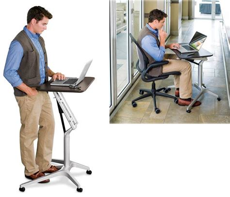 Levengers Compact Laptop Work Station Converts To A Standing Work