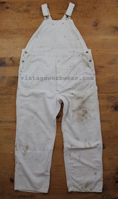 Vintage Workwear 1940s And 1950s Era Fincks Painters Overalls And Note
