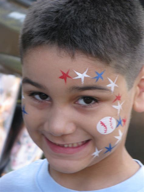 Baseball Face Paint