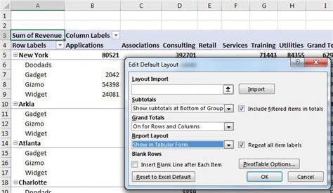 I have made a 21 minute video explaining how to create, format, customize, visualize, filter and refresh pivot tables. EXCEL: SETTING PIVOT TABLE DEFAULTS - Strategic Finance