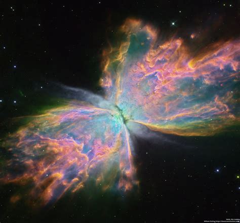 Apod 21 November 2022 De Vlindernevel Gezien Door Hubble