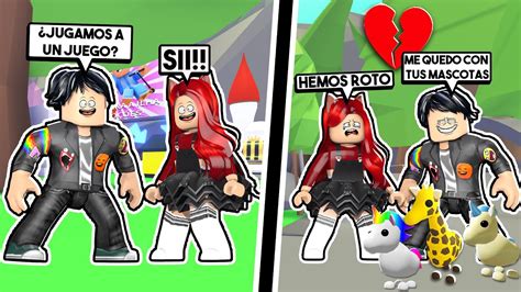 le quito sus mejores mascotas a mi novia se enfada mucho en adopt me roblox 😂🤣 youtube