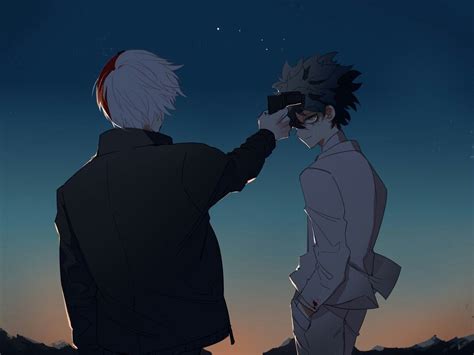 Anime drawings deku and todorki. Pin by Luna on Baby Got Geek(doms) | Villain deku, My hero academia manga, Deku villain