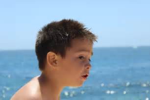 Fotos gratis playa mar Oceano persona chico perfil vacaciones masculino niño azul