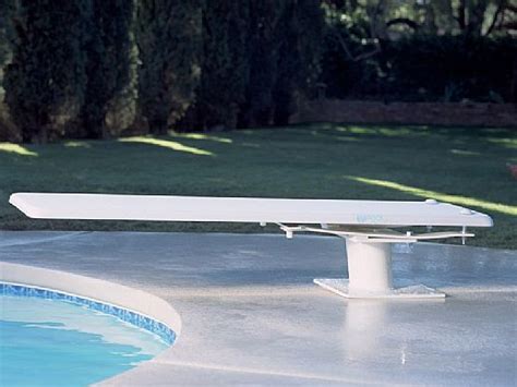 Inter Fab Techni Beam 2 Hole Diving Board 6 Blue With White Top Tread