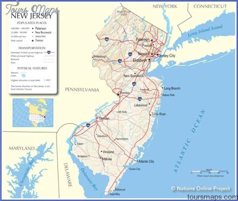 Map Of New York And New Jersey Map
