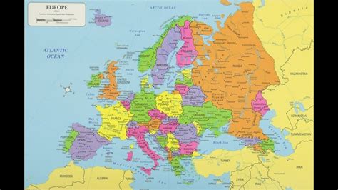 Mapping All Countries Of Europe Map Quiz Youtube