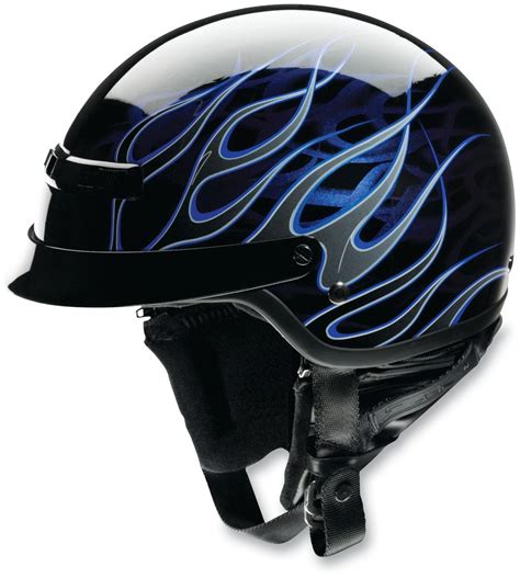 Z1r liner for vagrant helmet (black). Z1R Black/Blue Nomad Hellfire Motorcycle Half Helmet ...