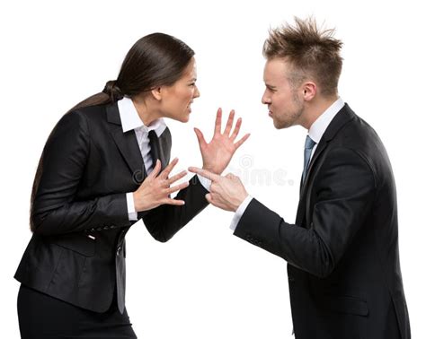 Two Business People Debate Stock Photo Image Of Arguing 39061652