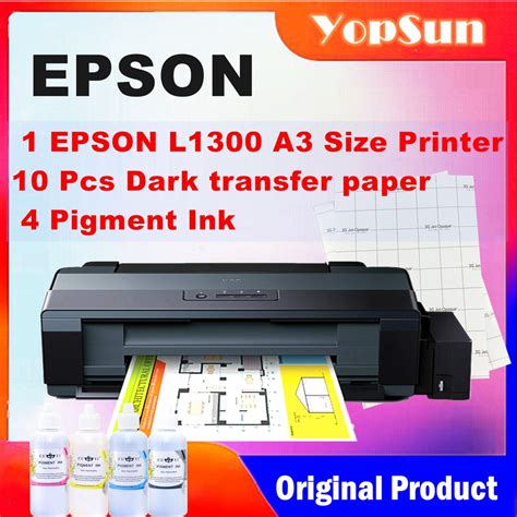 Epson L1300 A3 Size Ink Tank Printer With Pigment Ink Shopee Philippines