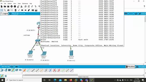 Static Nat Configuration In Cisco Packet Tracer Youtube