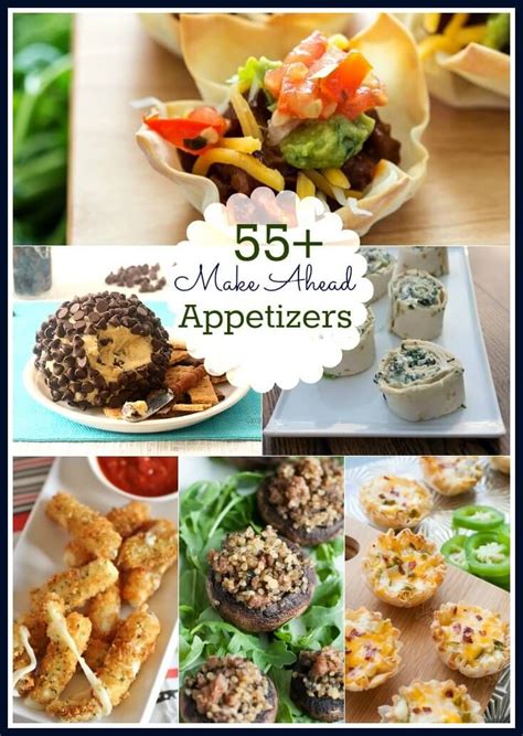 Even a celebratory gathering with your immediate family deserves a delicious, festive dinner and dessert. Make Ahead Appetizers Roundup | Make ahead appetizers ...