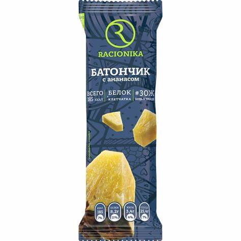 Рационика Диет Батончик ананас 60 г 1 шт - купить, цена и отзывы Картинка - Рационика Диет Батончик ананас 60 г 1 шт - купить, цена и отзывы