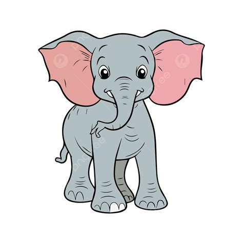 Cute Elephant Cartoon Vector Cute Elephant Cartoon Elephant Cartoon