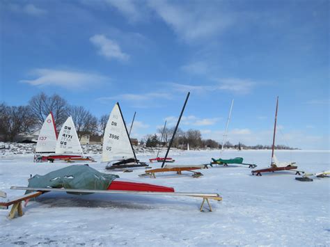 Watch Ice Boaters Race On A Frozen Lake Erie