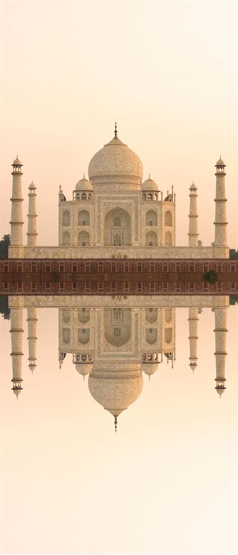 Water Architecture Monuments Taj Mahal Building Reflection