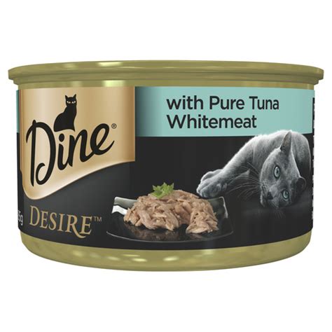 Check spelling or type a new query. Dine Desire Wet Cat Food Pure Tuna Whitemeat 85g Can ...