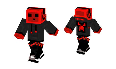 Cool Red Slime Teen Skin Minecraft Skins