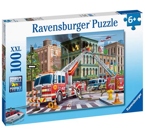 Fire Truck Rescue Puzzle 100 Piece Ravensburger