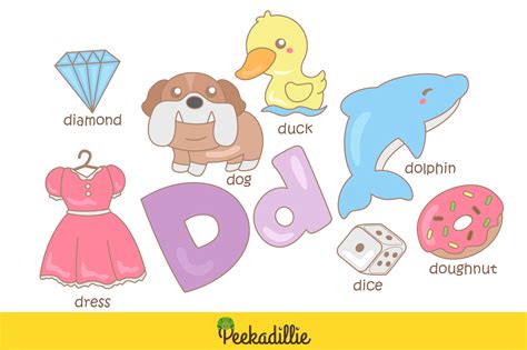 Alphabet D For Vocabulary School MasterBundles