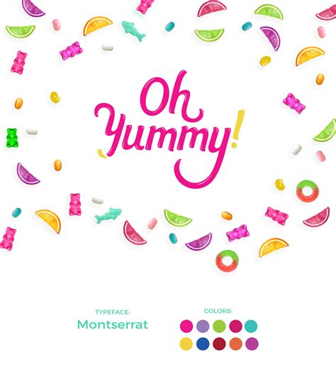 Oh Yummy Rebranding Behance