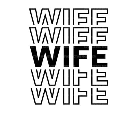 stacked wife svg wifey svg honeymoon t shirt t for wife etsy