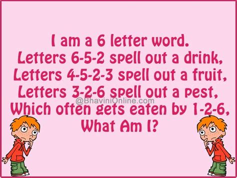 Word Riddle Games I Am A 6 Letter Word Word Riddles 6 Letter Words
