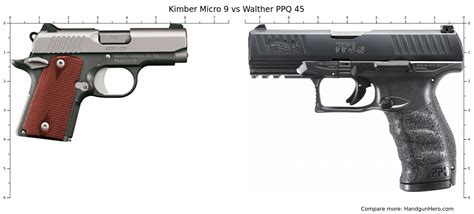 Kimber Micro Vs Walther Ppq Size Comparison Handgun Hero