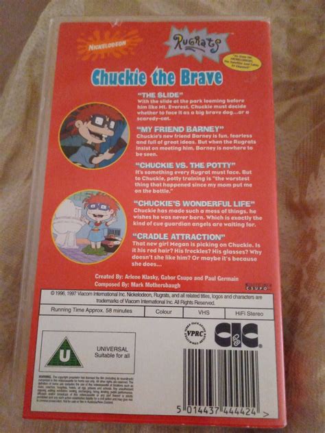 Rugrats Chuckie The Brave Vhs Ebay