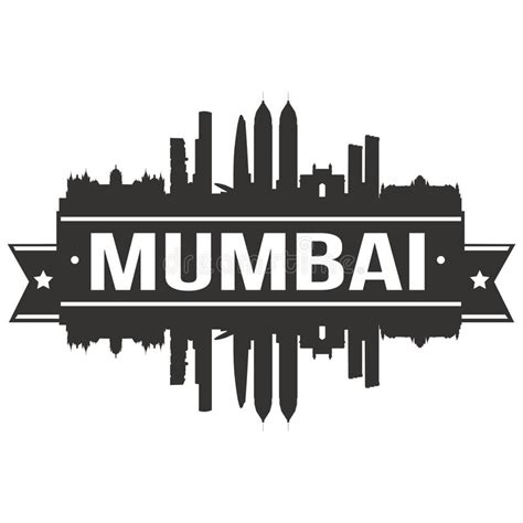 Mumbai City Skyline Vector Logo Icon Stock Vector Illustration Of