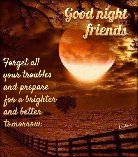 Good Night Friends Images Good Night Thoughts Good Night Love