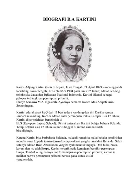 Doc Biografi R A Kartini High Octane