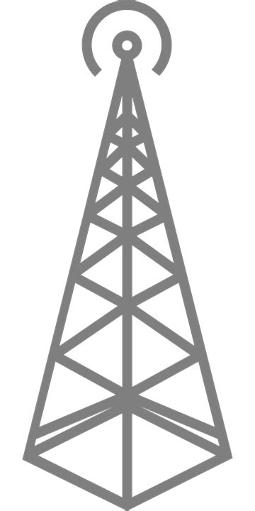 Tower Antenna Radio Free Vector Graphic On Pixabay
