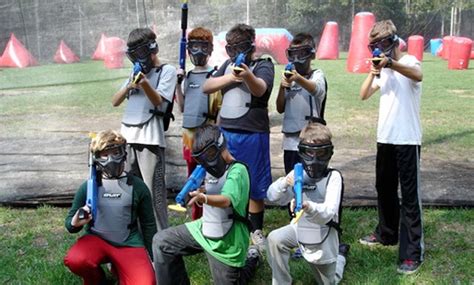Kids Paintball Party Or Outing Little Warriors Splat Master Arena