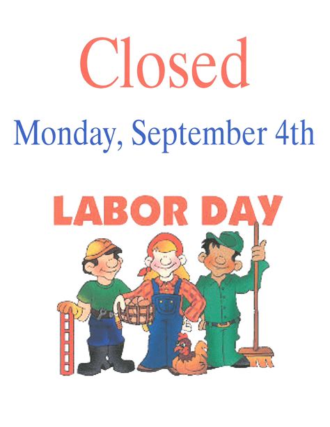 We Will Be Closed On Monday Sept 4th For Labor Day Peru Public Library