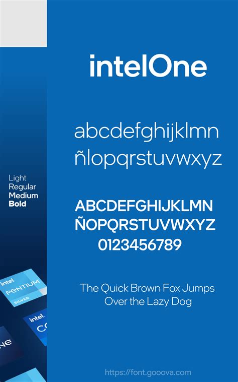 Intel One Official Font Free Download Gooova Fonts