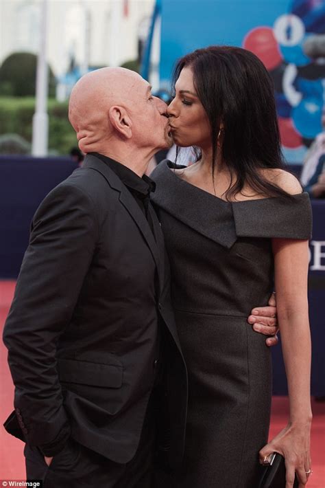 Ben Kingsley 74 Plants A Kiss On Glamorous Wife Daniela Lavender 43