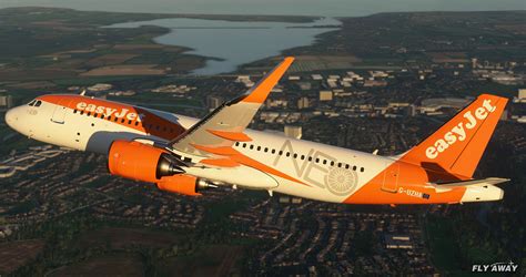 Easyjet Airbus A320neo G Uzha 8k Livery For Msfs