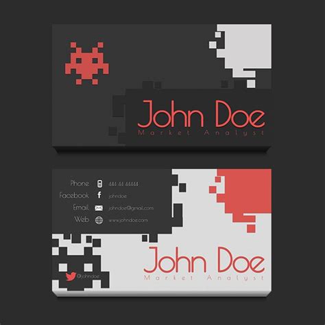 In the usa and canada standard business card size is 3.5 inches by 2 inches (88.9mm x 50.8mm). Pixel Business Card
