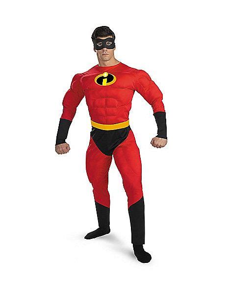 Mr Incredible Deluxe Adult Mens Costume Disney Characters Costumes