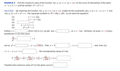 solved example 5 find the maximum value of the function f x