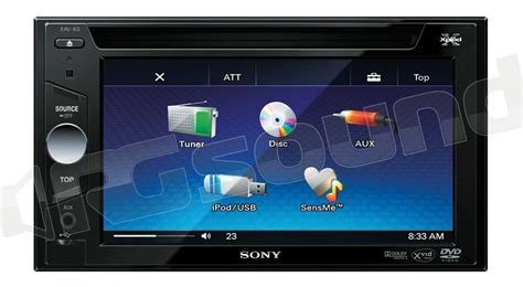 Sony Xav 63 Monitor Auto 1 E 2 Din Car Multimedia Monitor 2 Din