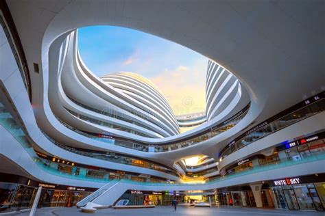 Galaxy Soho Building In Beijing China Editorial Image Image Of