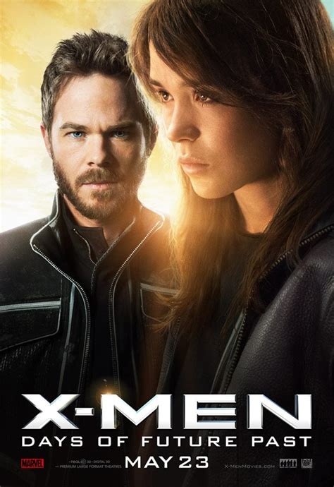 Shawn Ashmore And Ellen Page As Iceman And Kitty Pryde X Men Days Of