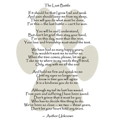 Image Result For The Last Battle Poem Dog Poems Losing A Dog Quotes