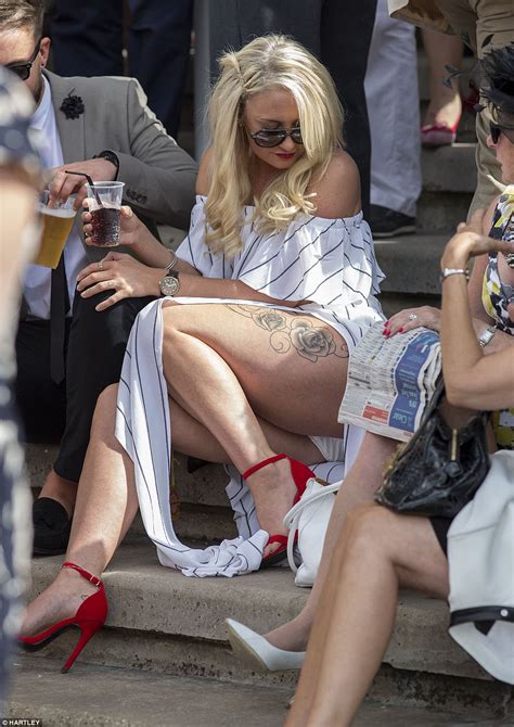 Glamorous Racegoers Descend On Goodwood Daily Mail Online