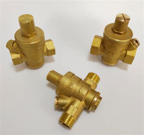 High Quality Brass Piston Type Pressure Reducing Valve Adjustable Water