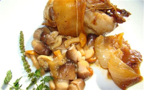1 heure temps de cuisson : Recette - Cailles aux champignons | 750g