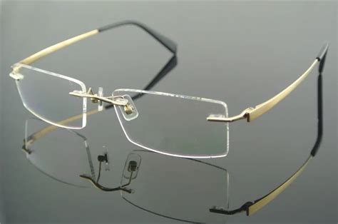 100 Pure Titanium Reading Glasses Unisex Rimless 50 75 100 125 150 175 200 250 3 350