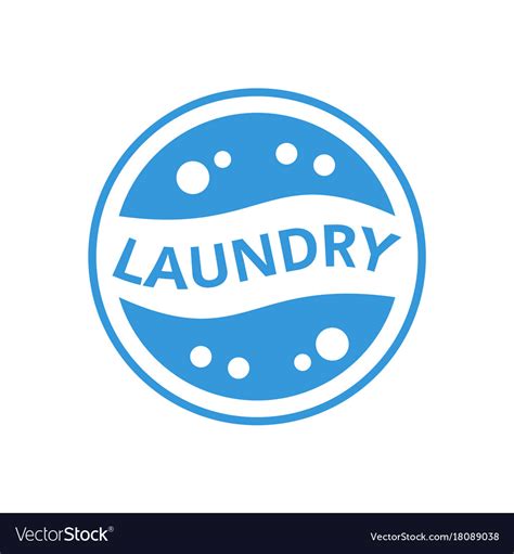 Laundry Logo Royalty Free Vector Image Vectorstock